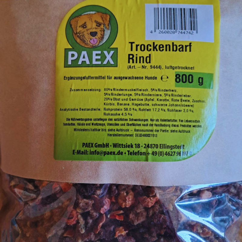 Rind Trockenbarf 800g