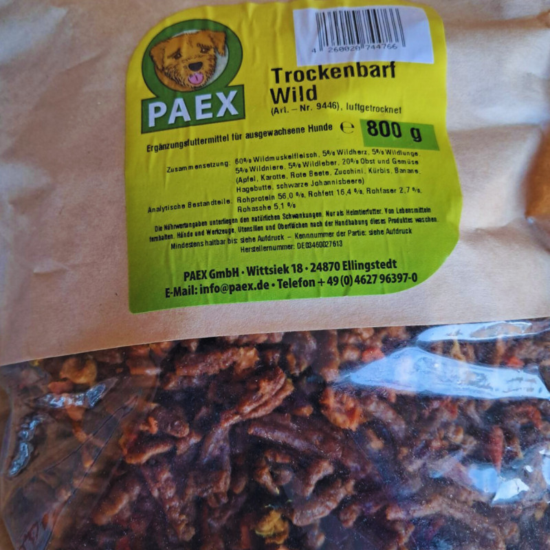 Trockenbarf vom Wild - eine Alternative zum Rinder Barf