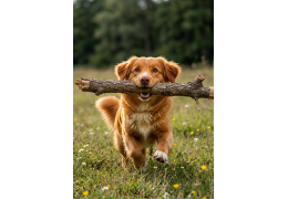 Warum schleppen Hunde große Äste?